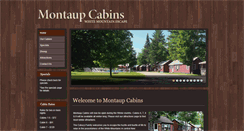 Desktop Screenshot of montaupcabins.com
